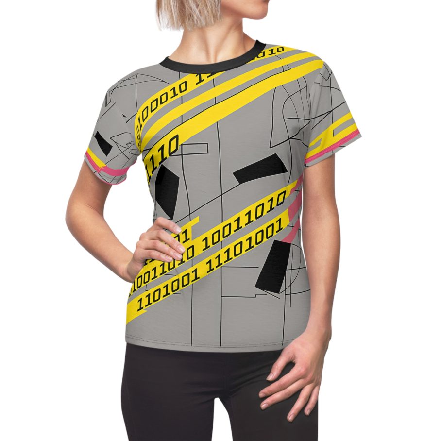 Binary Strips Artistic Women’s Tee