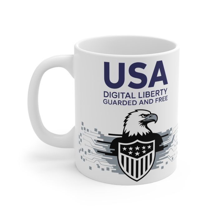 USA Digital Liberty Guarded and Free Mug