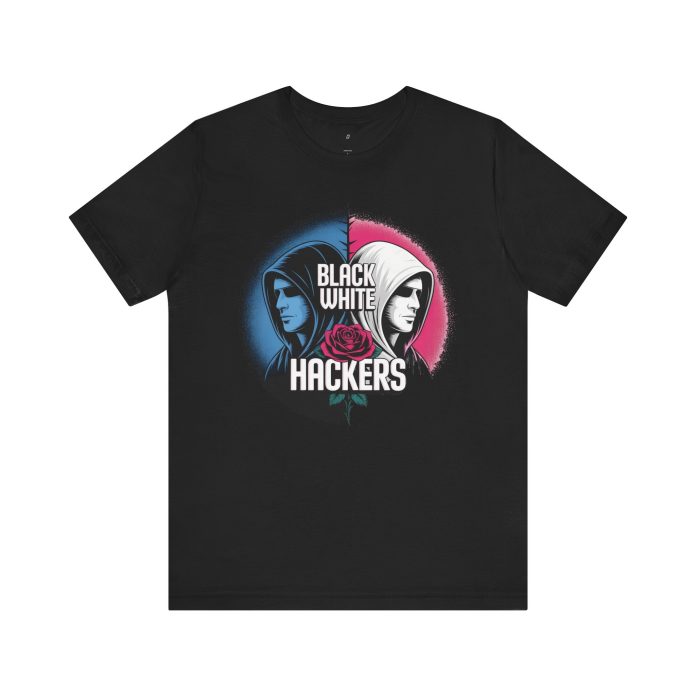 Black White Hackers D01 T-Shirt