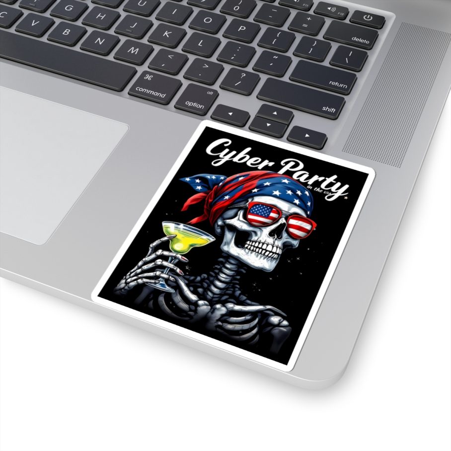 Cyber Party in the USA Sticker
