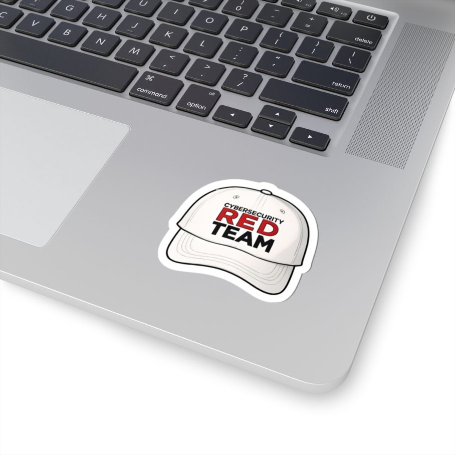 Cybersecurity Red Team Cap Sticker