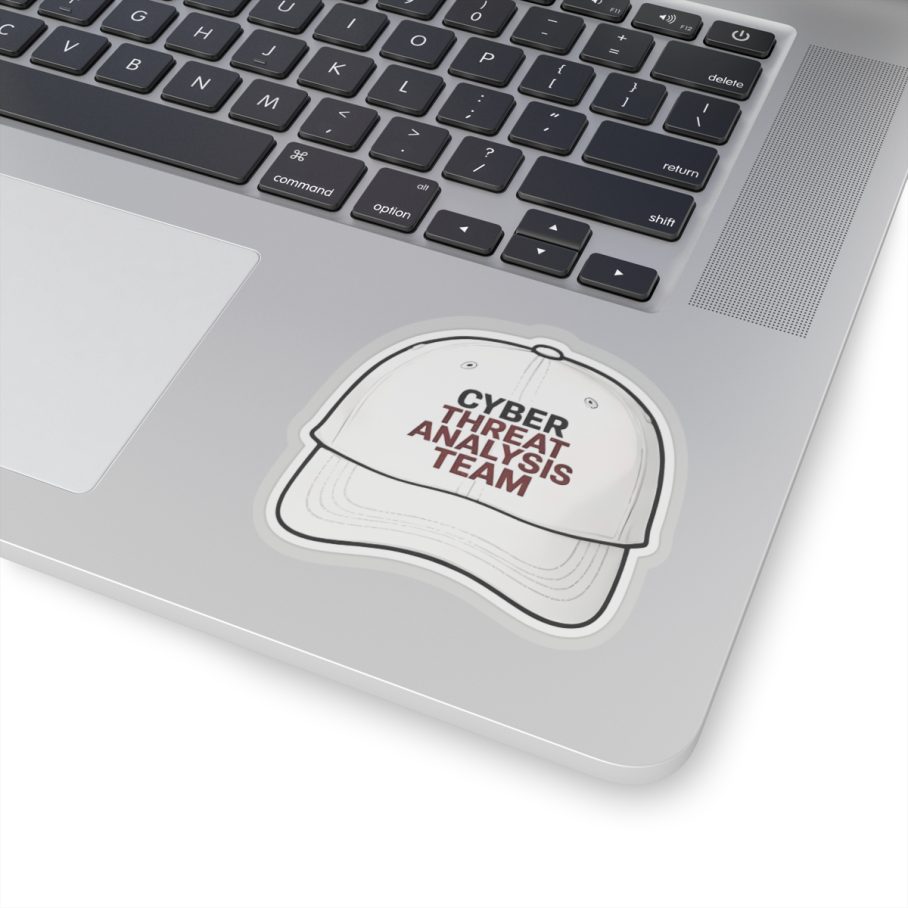 Cybersecurity Threat Analysis Team Cap Sticker