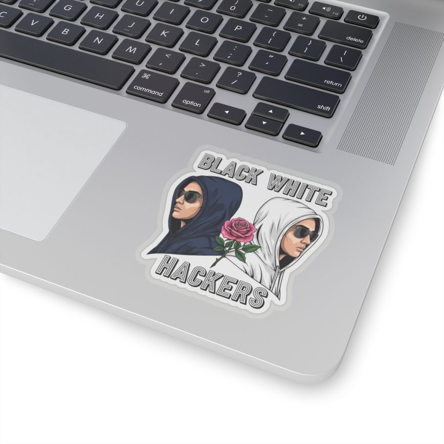 Black White Hacker S01 Sticker