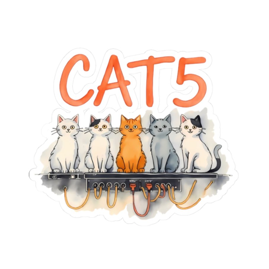 CAT5 Sticker