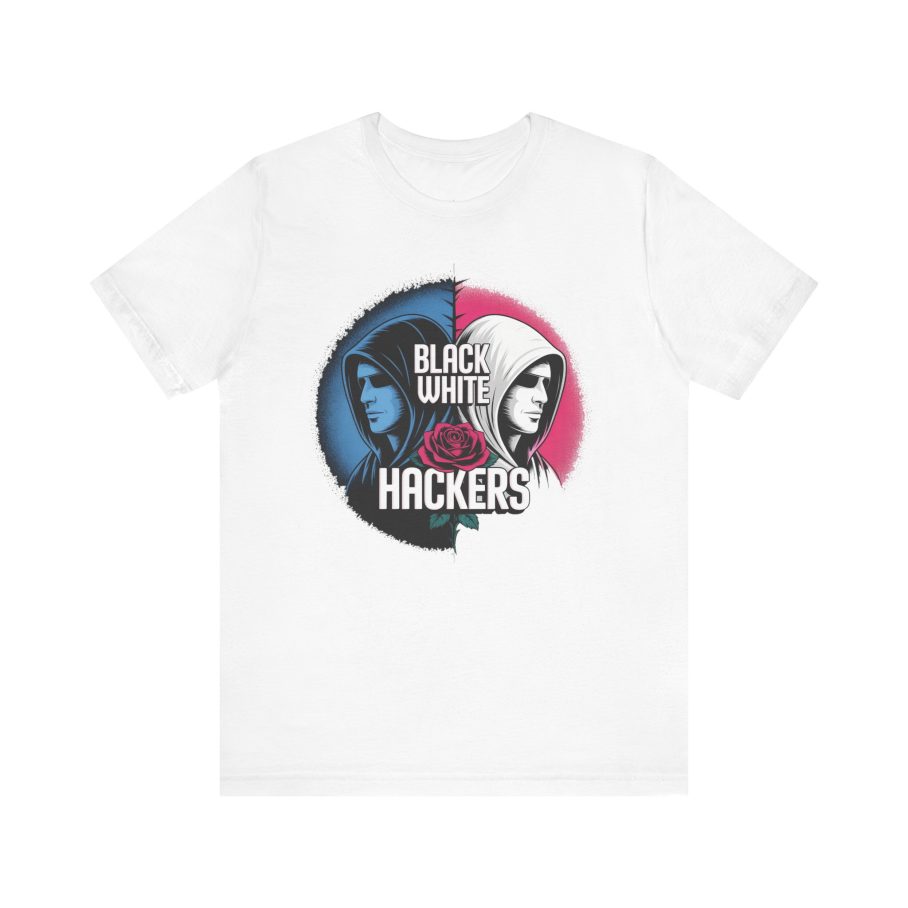 Black White Hackers D01 T-Shirt
