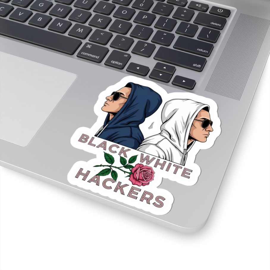 Black White Hacker S02 Sticker