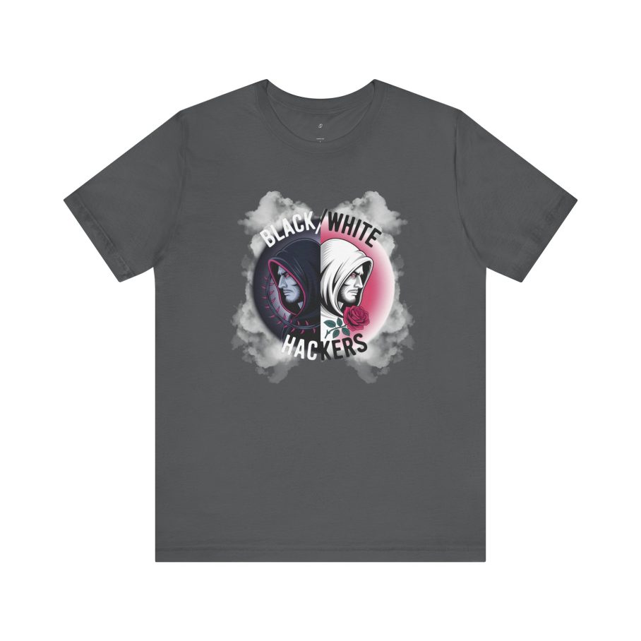 Black White Hackers D02 T-Shirt