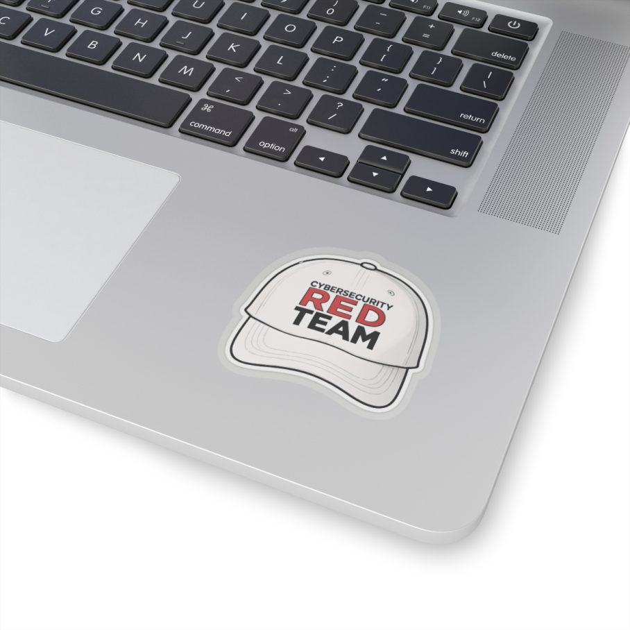 Cybersecurity Red Team Cap Sticker
