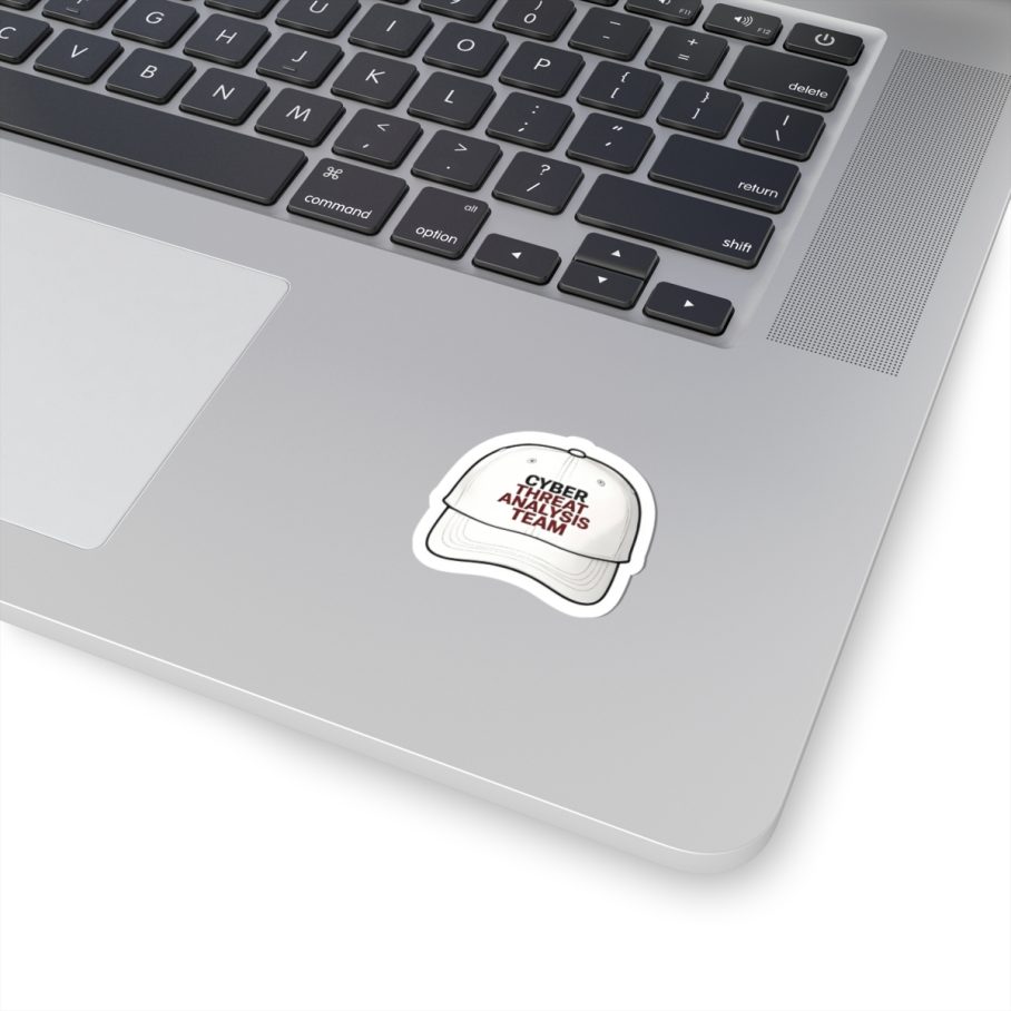 Cybersecurity Threat Analysis Team Cap Sticker