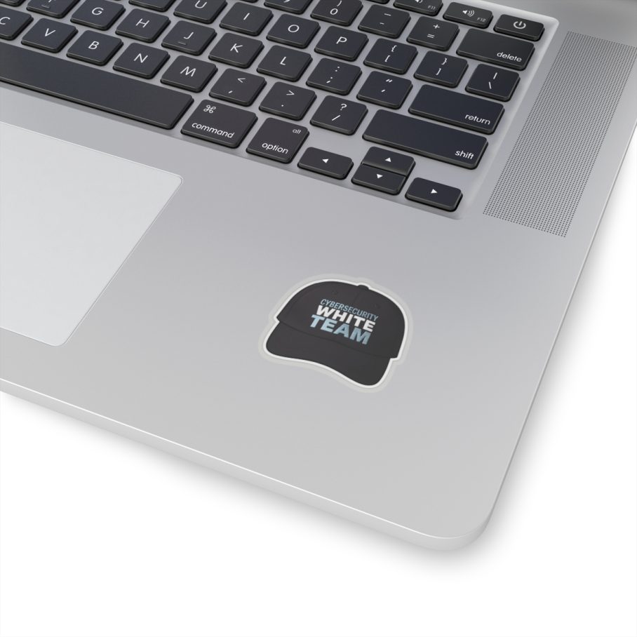 Cybersecurity White Team Cap Sticker