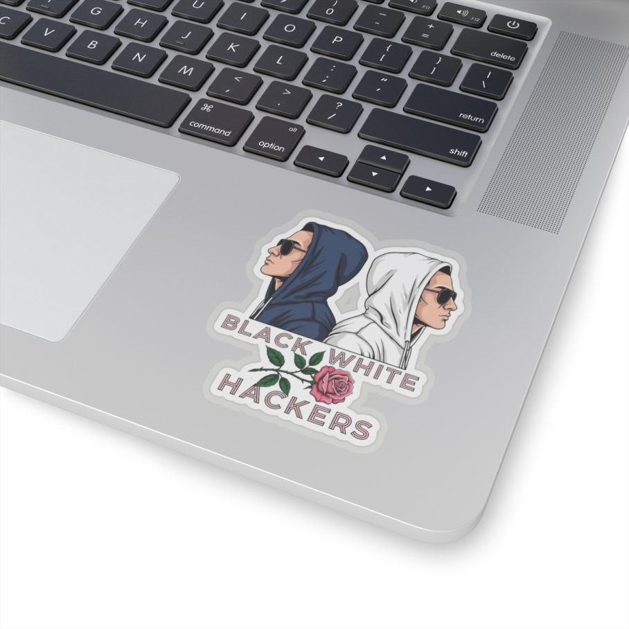 Black White Hacker S02 Sticker