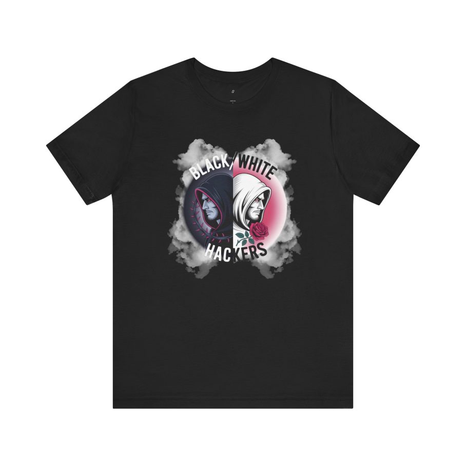 Black White Hackers D02 T-Shirt