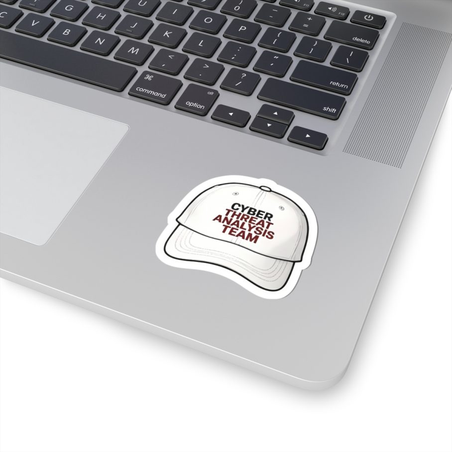 Cybersecurity Threat Analysis Team Cap Sticker
