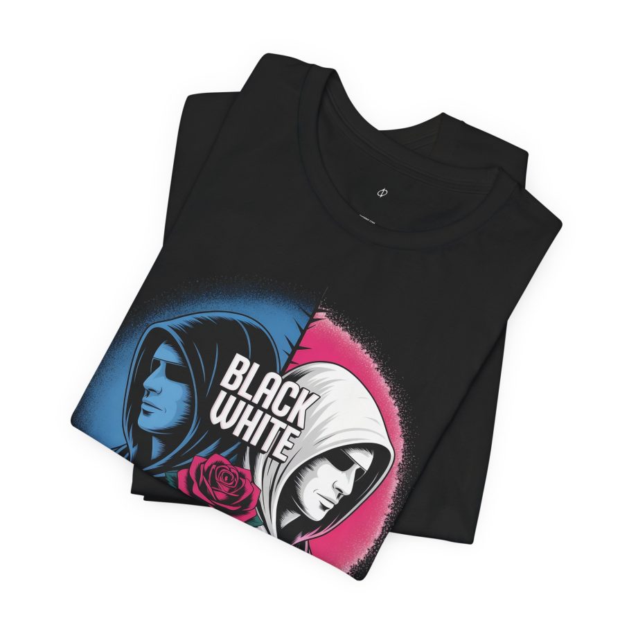 Black White Hackers D01 T-Shirt