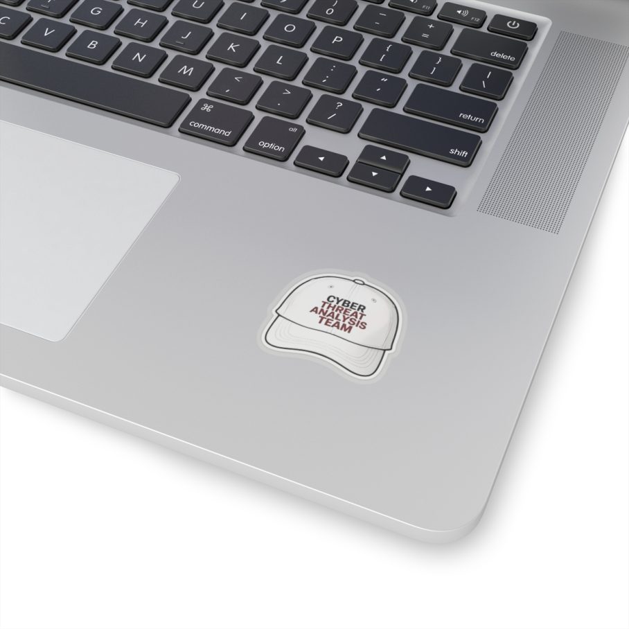 Cybersecurity Threat Analysis Team Cap Sticker