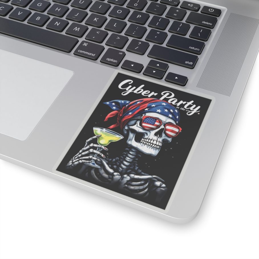 Cyber Party in the USA Sticker