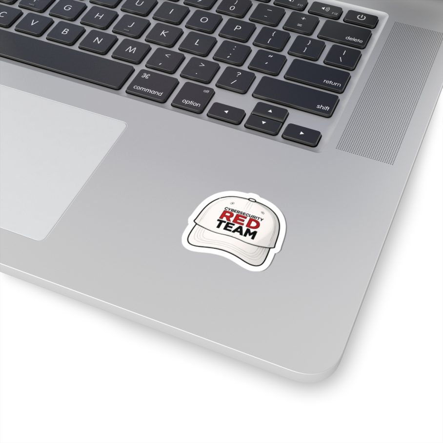 Cybersecurity Red Team Cap Sticker