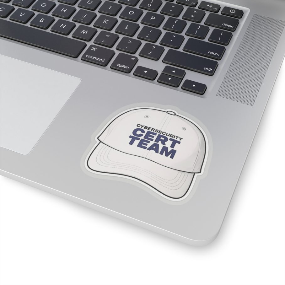 Cybersecurity CERT Team Cap Sticker