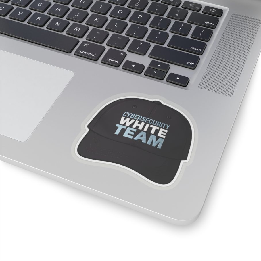 Cybersecurity White Team Cap Sticker