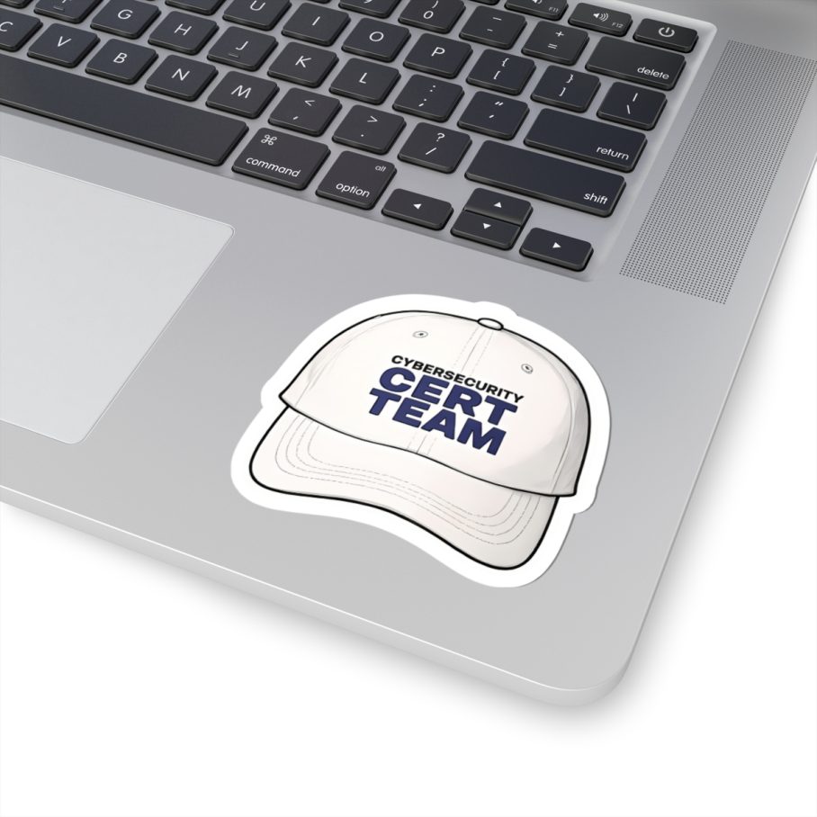 Cybersecurity CERT Team Cap Sticker