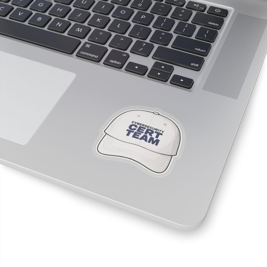 Cybersecurity CERT Team Cap Sticker
