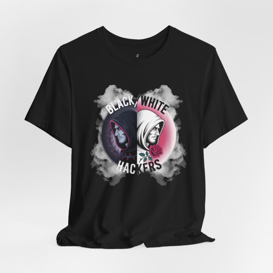 Black White Hackers D02 T-Shirt
