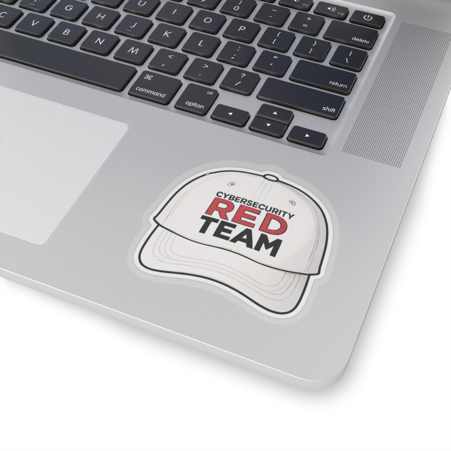 Cybersecurity Red Team Cap Sticker