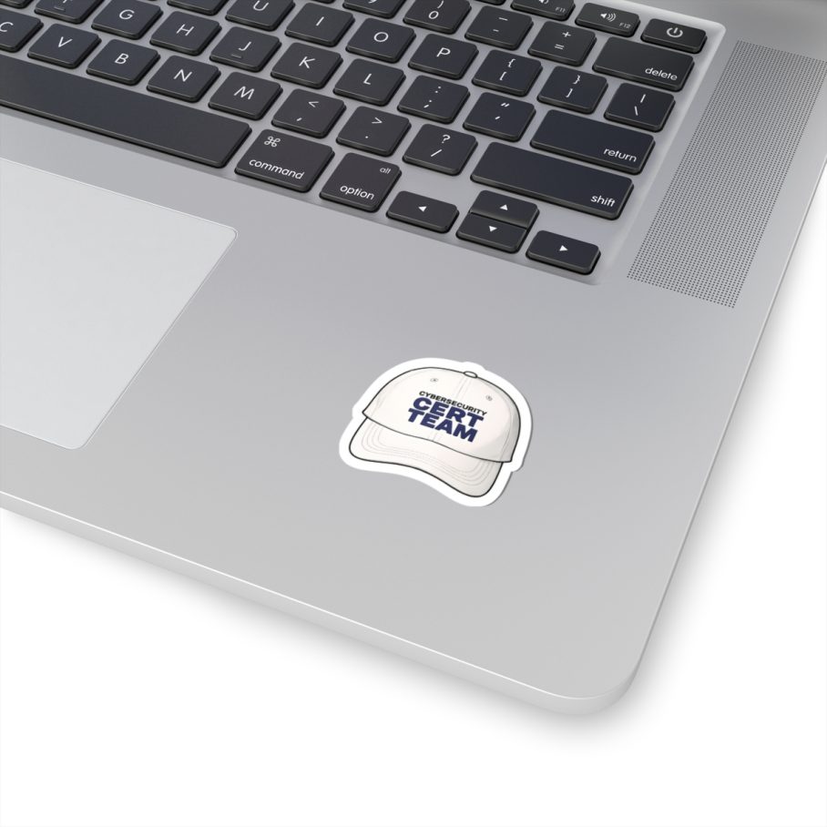 Cybersecurity CERT Team Cap Sticker