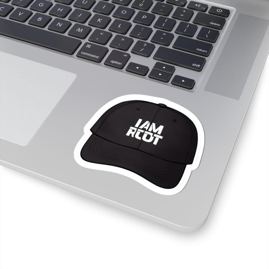I Am Root Cap Sticker