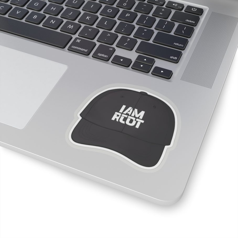 I Am Root Cap Sticker