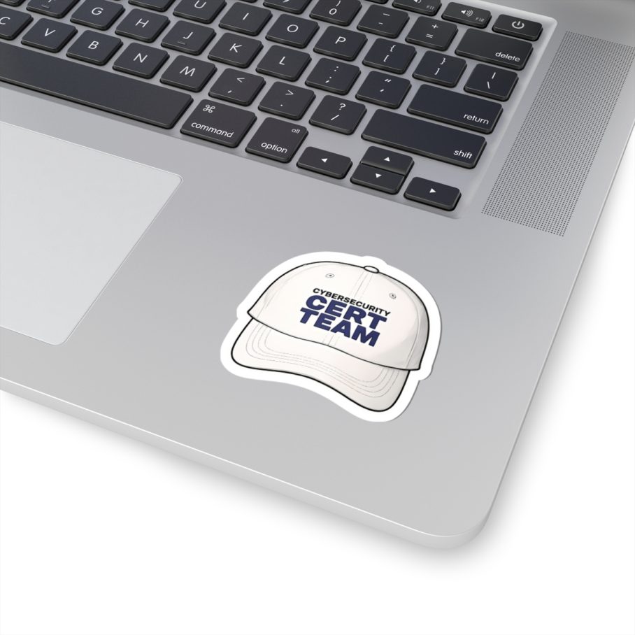 Cybersecurity CERT Team Cap Sticker