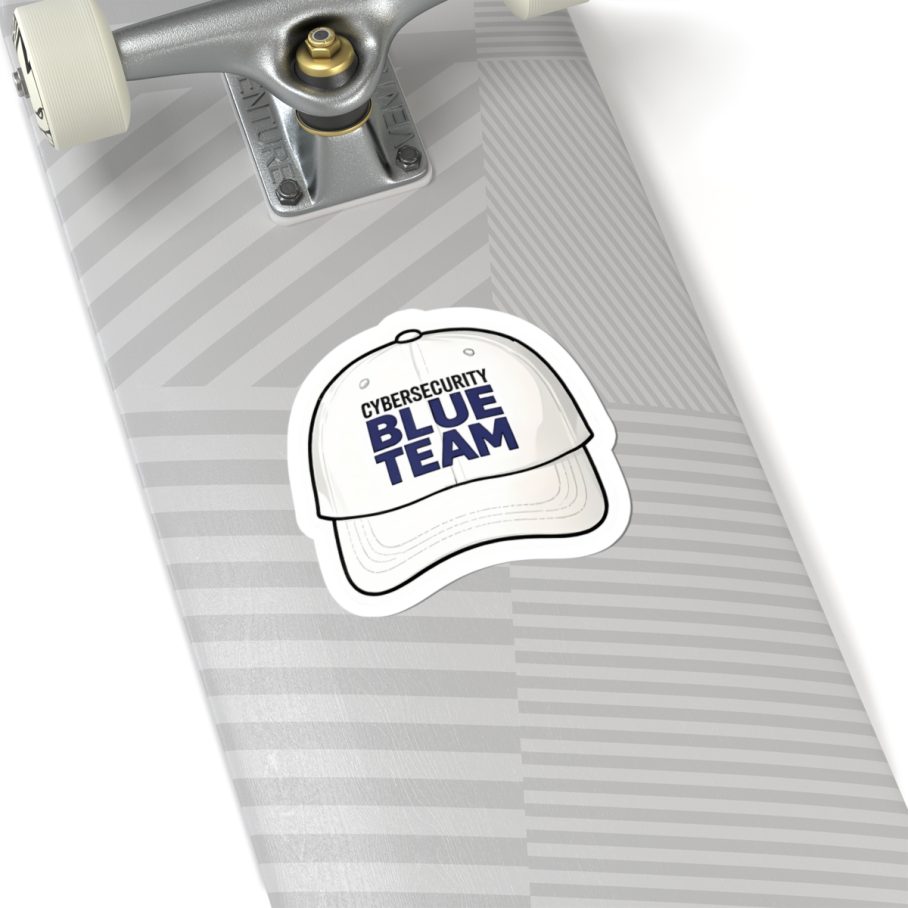 Cybersecurity Blue Team Cap Sticker
