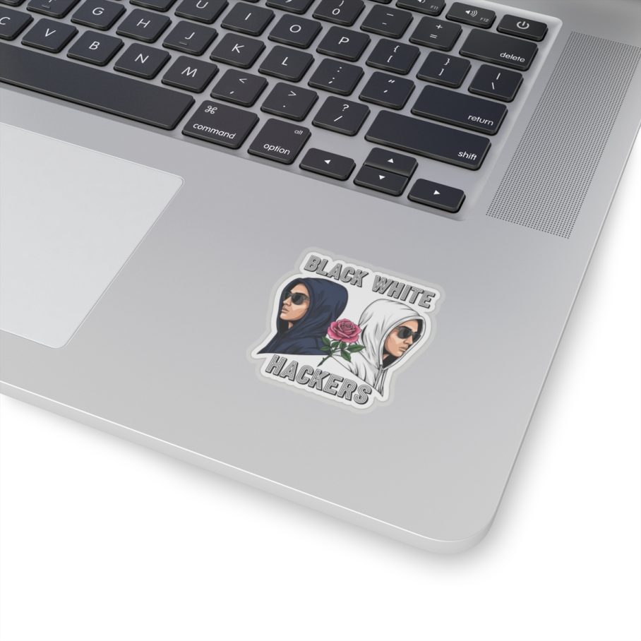 Black White Hacker S01 Sticker