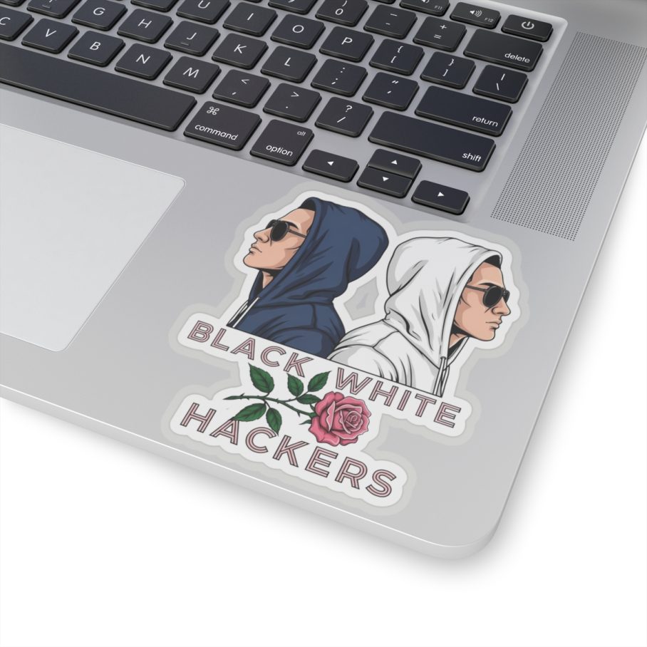 Black White Hacker S02 Sticker