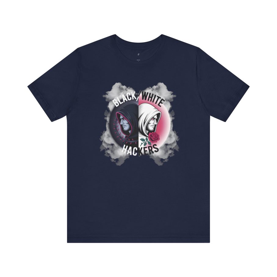 Black White Hackers D02 T-Shirt