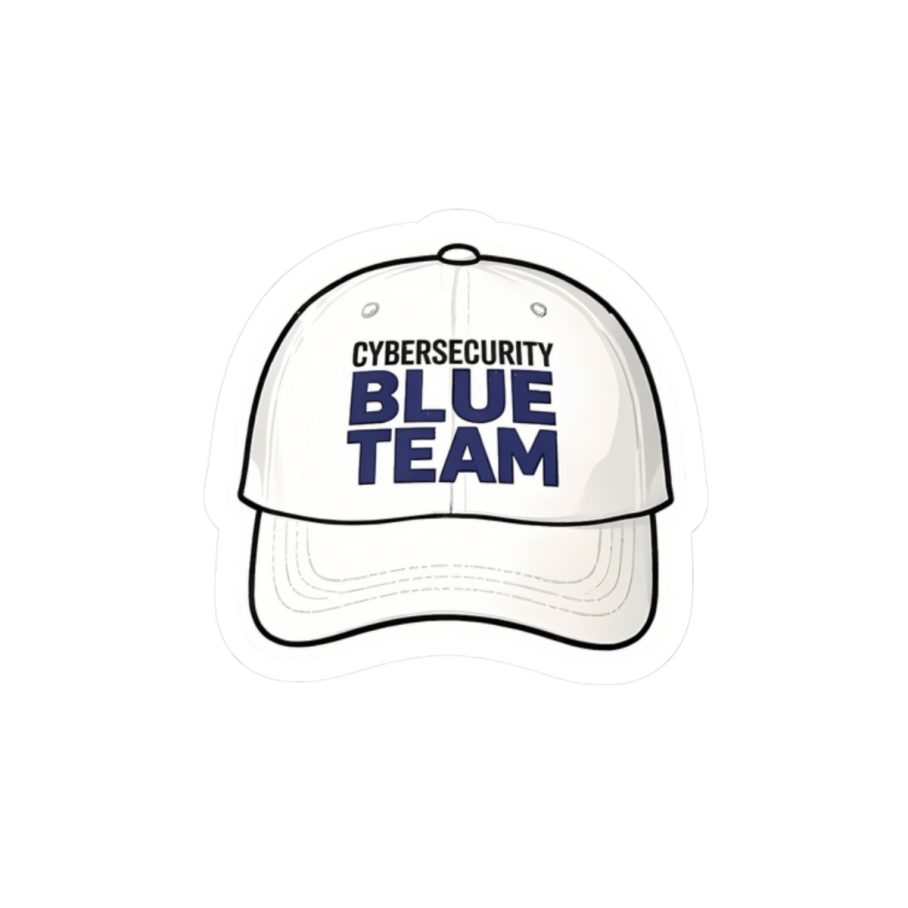 Cybersecurity Blue Team Cap Sticker