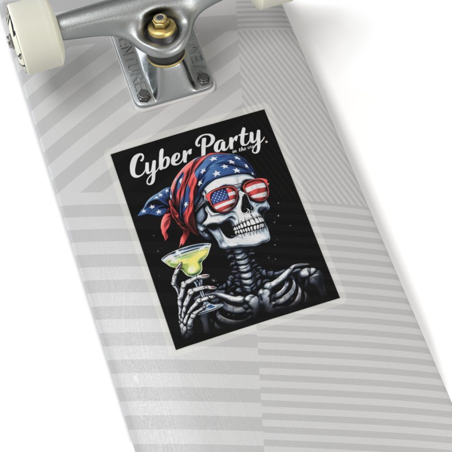 Cyber Party in the USA Sticker