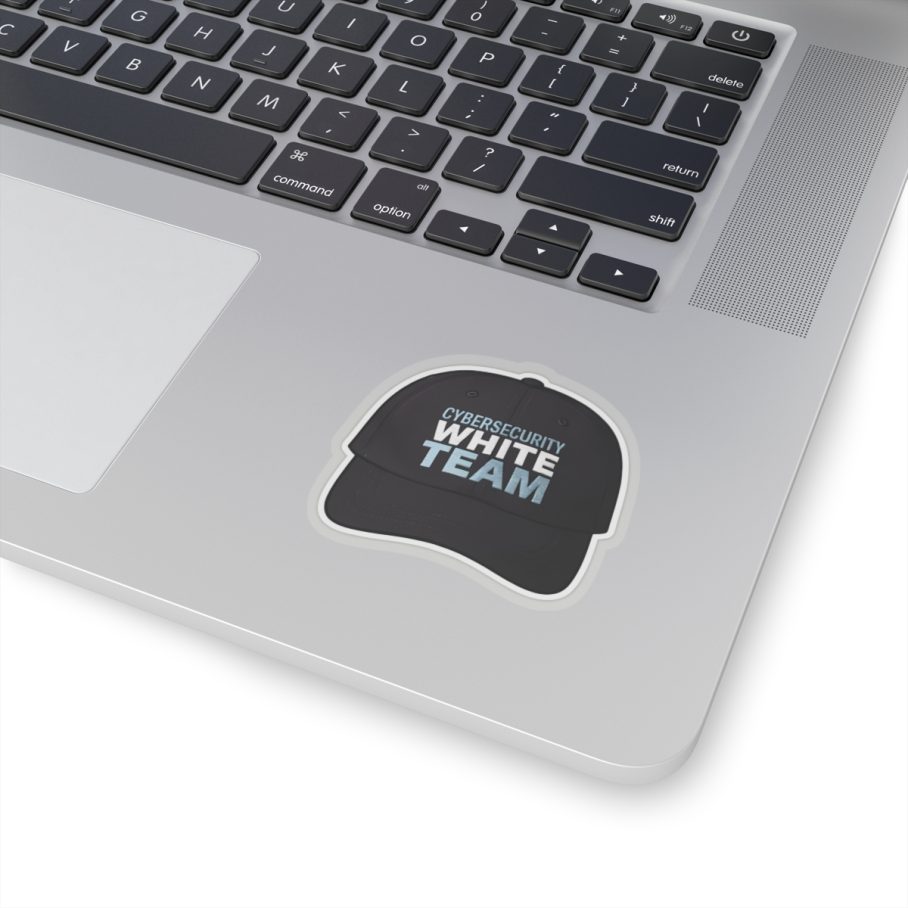 Cybersecurity White Team Cap Sticker