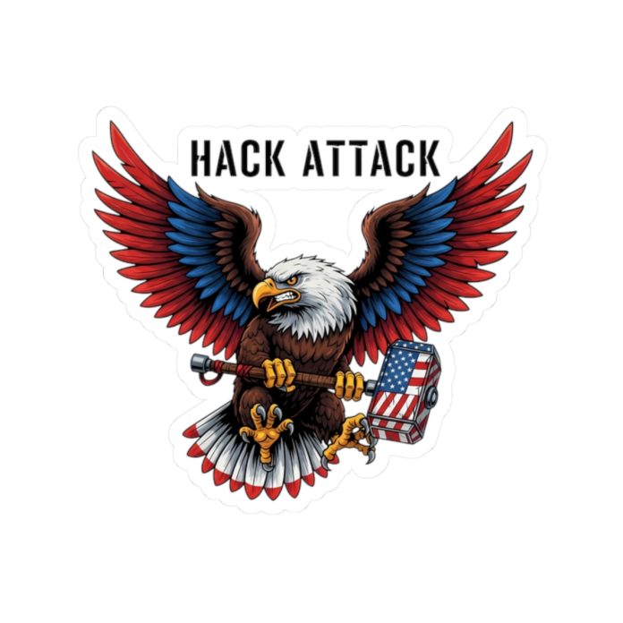 US Hack Attack Sticker