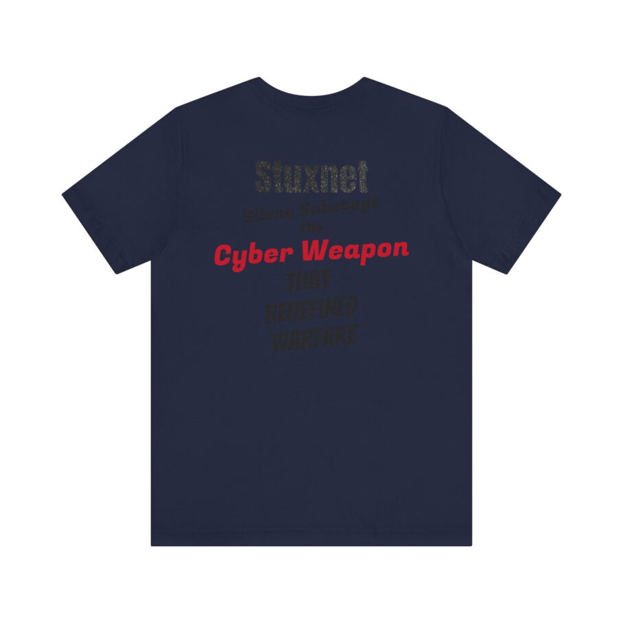 Stuxnet Silent Sabotage T-Shirt TYP035 – Back