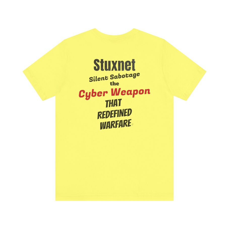 Stuxnet Silent Sabotage T-Shirt TYP035 – Back