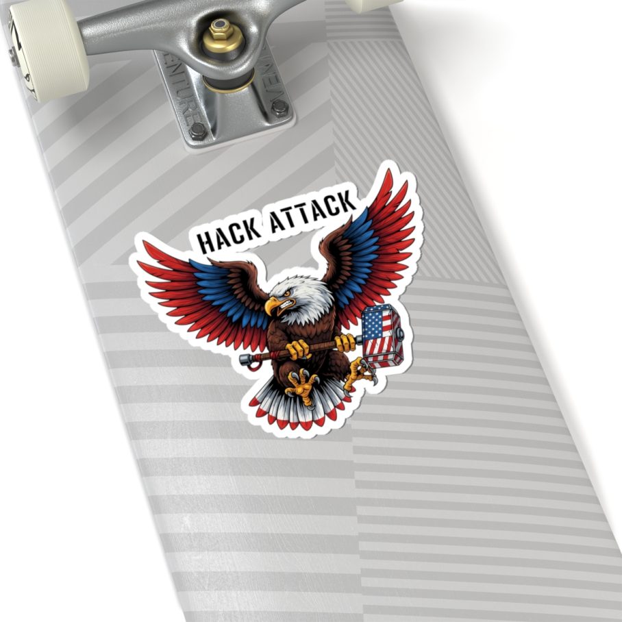 US Hack Attack Sticker