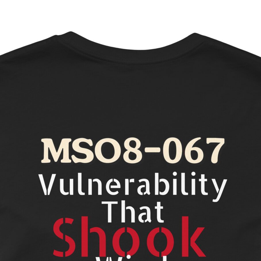 MS08-067 Shook Windows Systems T-Shirt