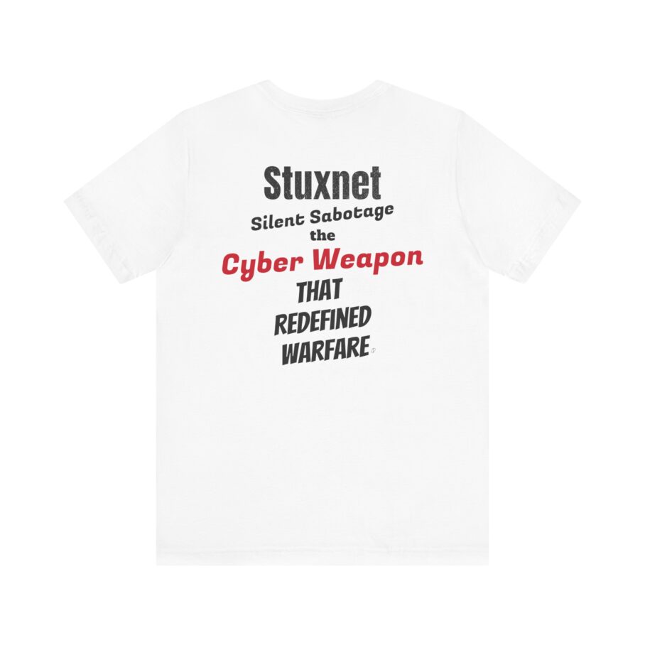 Stuxnet Silent Sabotage T-Shirt TYP035 – Back