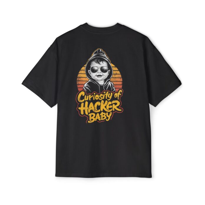 Curiosity of Hacker Baby Oversized Tee