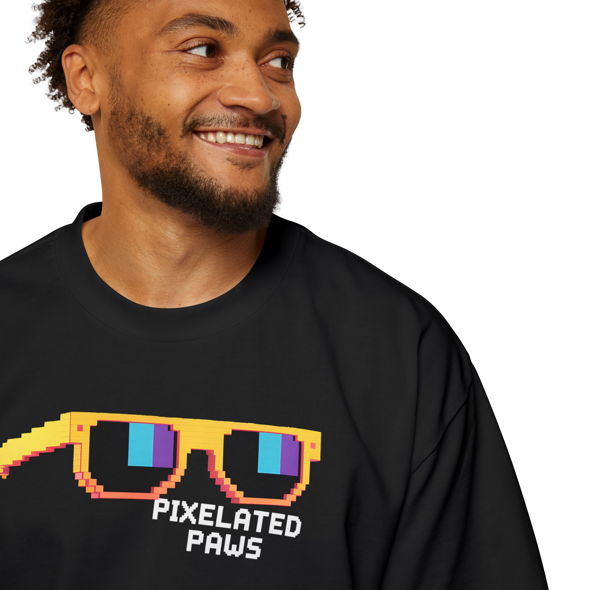3276889266498850225_2048.jpeg Pixelated Paws D01 Oversized Tee