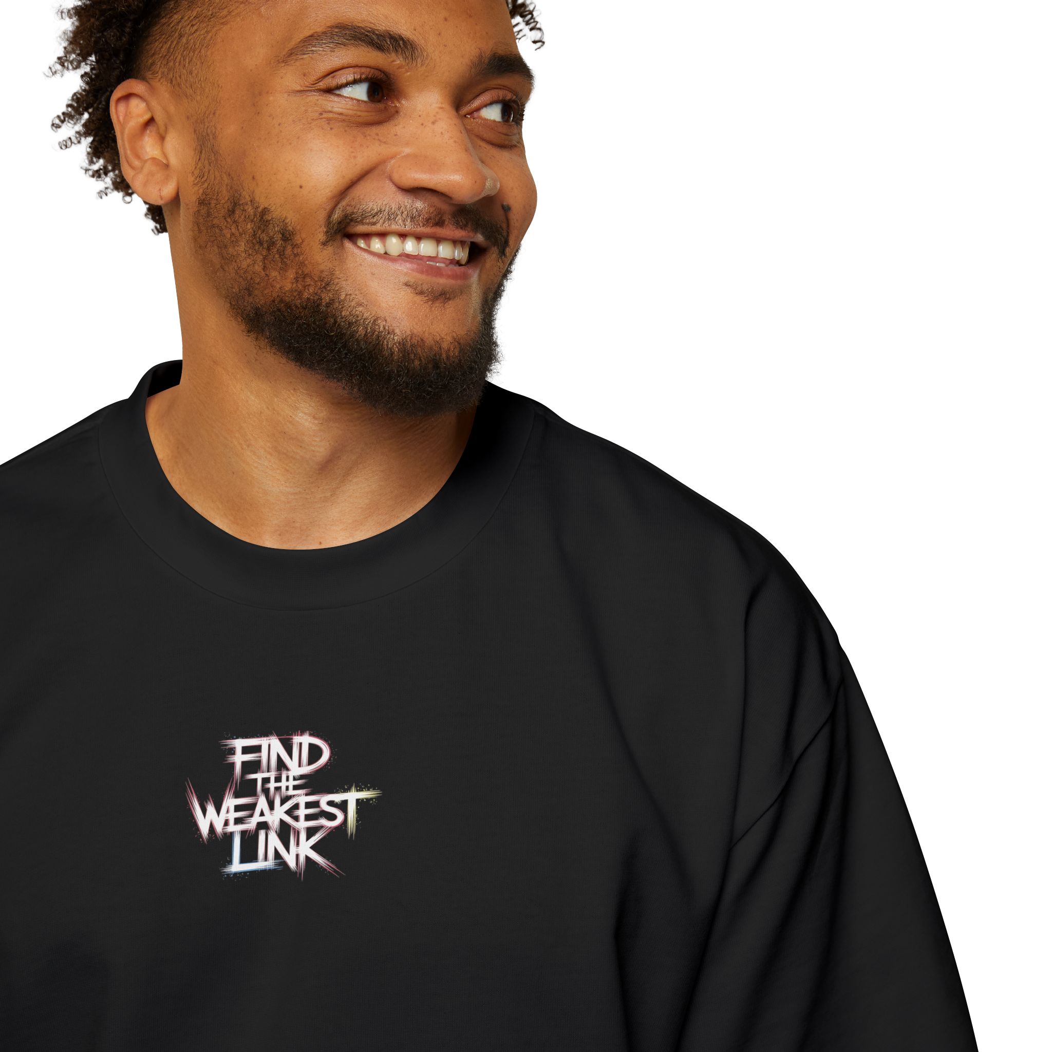 7594521405597170736_2048.jpeg Find The Weakest Link Oversized Tee