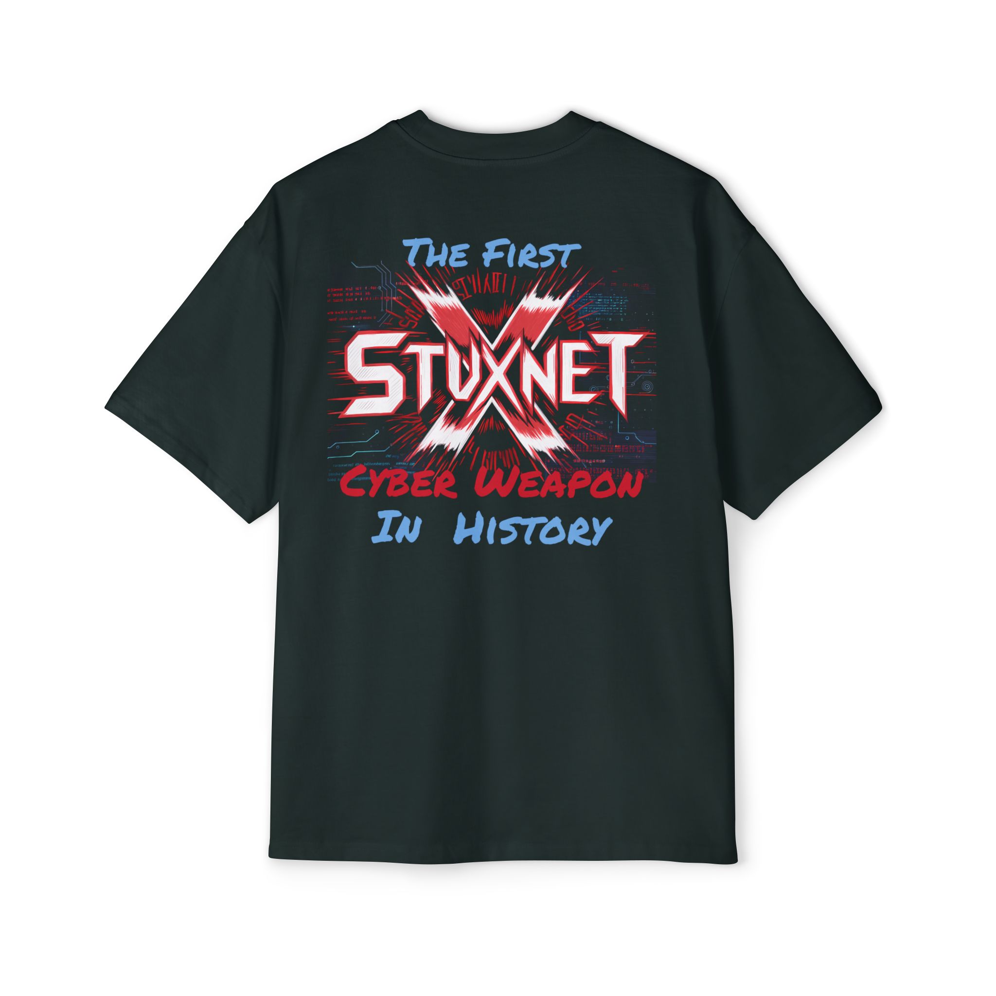 772659100759299270_2048-1.jpeg Stuxnet – The First Cyber Weapon In History Oversized Tee