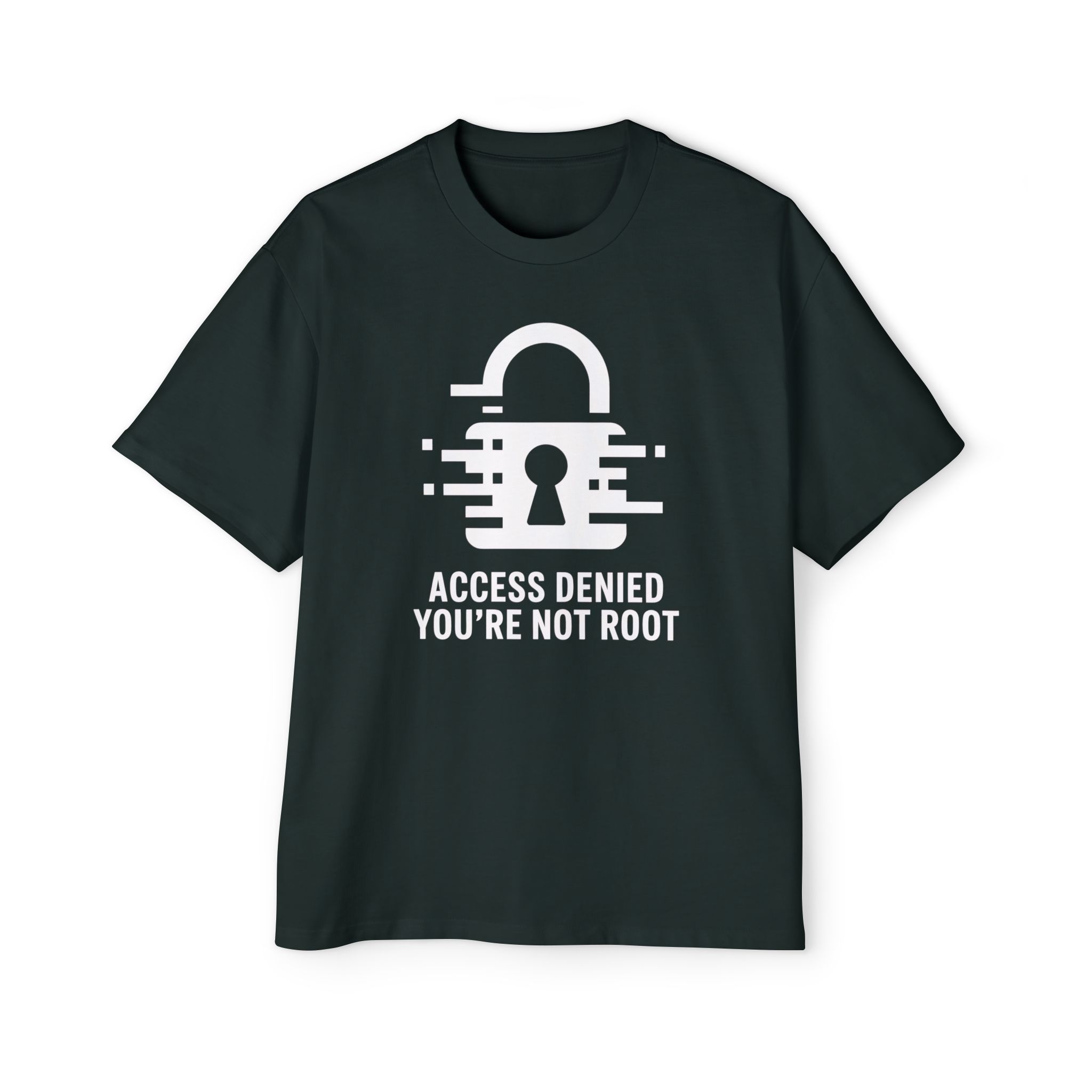 8695340566476266523_2048.jpeg Access Denied You’re Not Root Oversized Tee