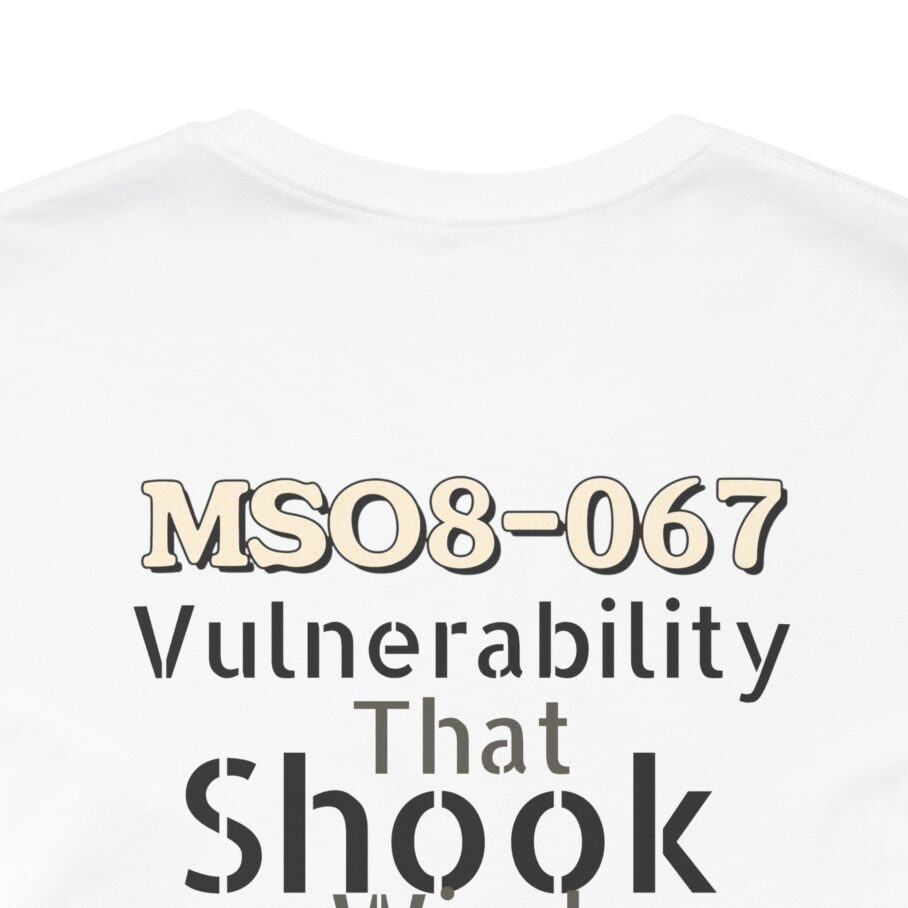 MS08-067 Shook Windows Systems T-Shirt